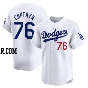 Diego Cartaya Youth Los Angeles Dodgers White Limited Home Jersey