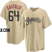 Diego Castillo Men's Arizona Diamondbacks Gold Replica 2021 City Connect Cool Base Jersey