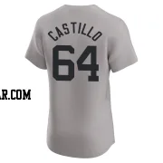 Diego Castillo Men's New York Yankees Gray Elite Road Jersey