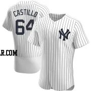 Diego Castillo Men's New York Yankees White Authentic Home Jersey