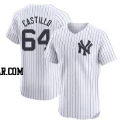 Diego Castillo Men's New York Yankees White Elite Home Jersey