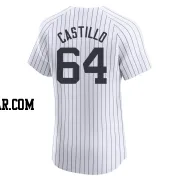 Diego Castillo Men's New York Yankees White Elite Home Jersey