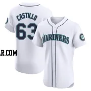 Diego Castillo Men's Seattle Mariners White Elite Home Jersey