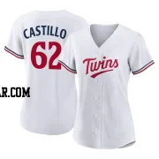 Diego Castillo Women's Minnesota Twins White Authentic Home Jersey