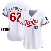 Diego Castillo Women's Minnesota Twins White Limited Home Jersey