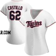 Diego Castillo Women's Minnesota Twins White Replica Home Jersey