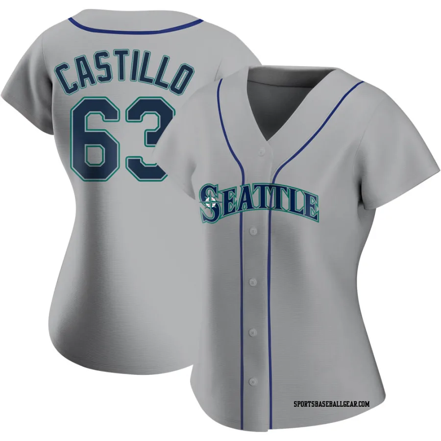 Diego Castillo Women's Seattle Mariners Gray Authentic Road Jersey