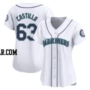 Diego Castillo Women's Seattle Mariners White Limited Home Jersey