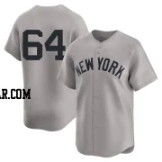 Diego Castillo Youth New York Yankees Gray Limited Away 2nd Jersey