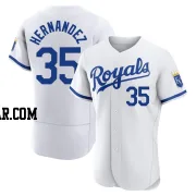 Diego Hernandez Men's Kansas City Royals White Authentic 2022 Home Jersey