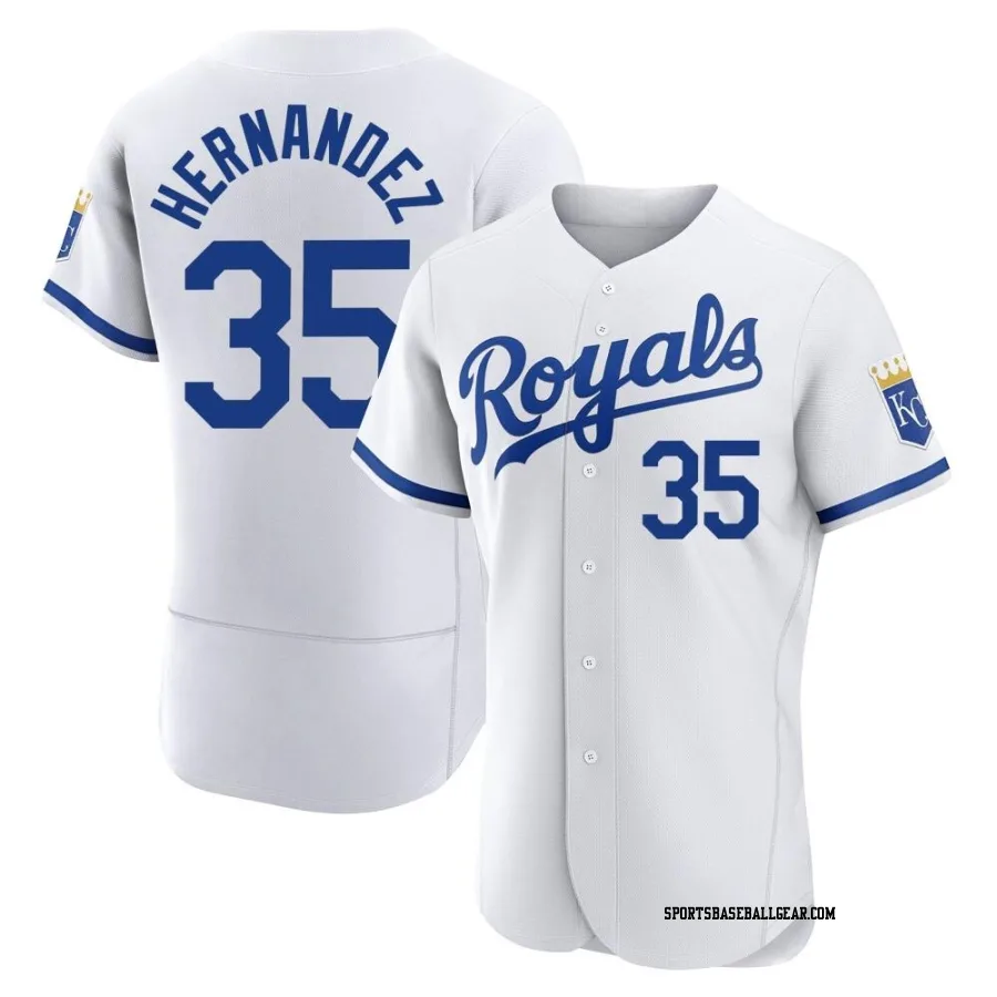 Diego Hernandez Men's Kansas City Royals White Authentic 2022 Home Jersey