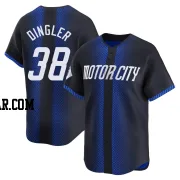 Dillon Dingler Men's Detroit Tigers Blue Limited 2024 City Connect Jersey