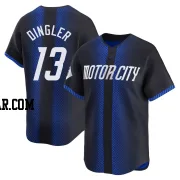 Dillon Dingler Men's Detroit Tigers Blue Limited 2024 City Connect Jersey