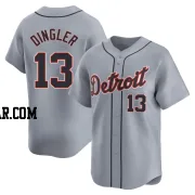 Dillon Dingler Men's Detroit Tigers Gray Limited Road Jersey