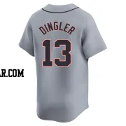 Dillon Dingler Men's Detroit Tigers Gray Limited Road Jersey