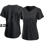 Dillon Dingler Women's Detroit Tigers Black Replica Pitch Fashion Jersey