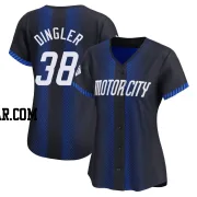 Dillon Dingler Women's Detroit Tigers Blue Limited 2024 City Connect Jersey