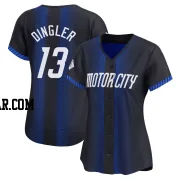 Dillon Dingler Women's Detroit Tigers Blue Limited 2024 City Connect Jersey