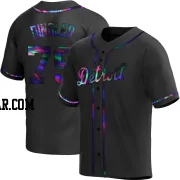 Dillon Dingler Youth Detroit Tigers Black Holographic Replica Alternate Jersey