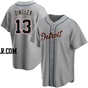 Dillon Dingler Youth Detroit Tigers Gray Replica Road Jersey