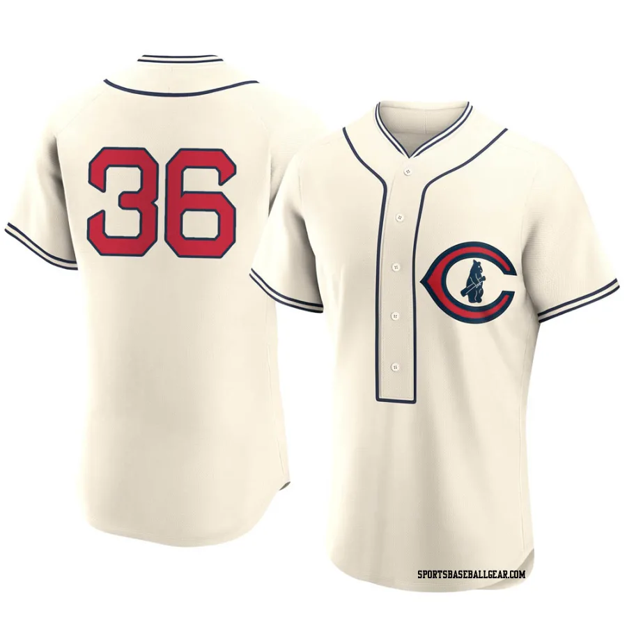 Dillon Maples Men's Chicago Cubs Cream Authentic 2022 Field Of Dreams Jersey