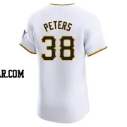 Dillon Peters Men's Pittsburgh Pirates White Elite Home Jersey