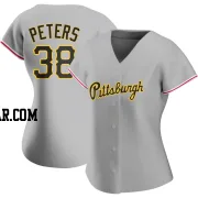 Dillon Peters Women's Pittsburgh Pirates Gray Replica Road Jersey