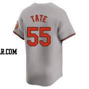 Dillon Tate Men's Baltimore Orioles Gray Limited Road Jersey