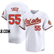 Dillon Tate Men's Baltimore Orioles White Limited Home Jersey