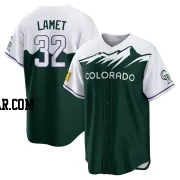 Dinelson Lamet Men's Colorado Rockies Green Replica 2022 City Connect Jersey