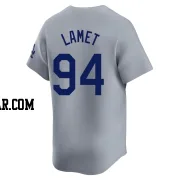 Dinelson Lamet Youth Los Angeles Dodgers Gray Limited Away Jersey