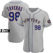 Diosmerky Taveras Men's New York Mets Gray Authentic Road Jersey