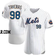 Diosmerky Taveras Men's New York Mets White Authentic Home Jersey