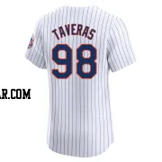 Diosmerky Taveras Men's New York Mets White Elite Home Jersey