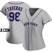 Diosmerky Taveras Women's New York Mets Gray Authentic Road Jersey