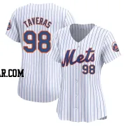 Diosmerky Taveras Women's New York Mets White Limited Home Jersey