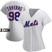 Diosmerky Taveras Women's New York Mets White Replica Home Jersey