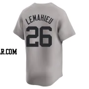 DJ LeMahieu Men's New York Yankees Gray Limited Away Jersey