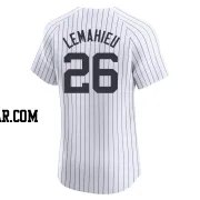 DJ LeMahieu Men's New York Yankees White Elite Home Jersey