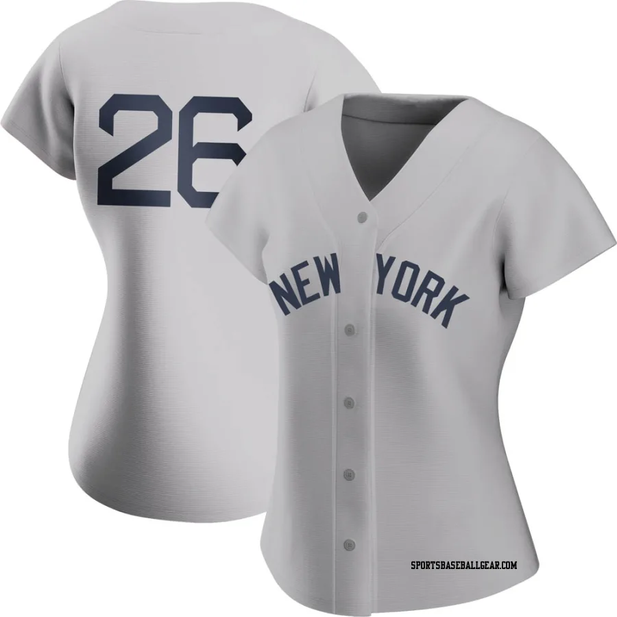 DJ LeMahieu Women's New York Yankees Gray Authentic 2021 Field of Dreams Jersey