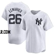 DJ LeMahieu Youth New York Yankees White Limited Yankee Home Jersey