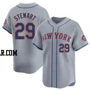 DJ Stewart Men's New York Mets Gray Limited Away Jersey