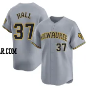 DL Hall Youth Milwaukee Brewers Gray Limited Away Jersey