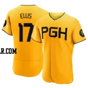 Dock Ellis Men's Pittsburgh Pirates Gold Authentic 2023 City Connect Jersey