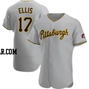 Dock Ellis Men's Pittsburgh Pirates Gray Authentic Road Jersey