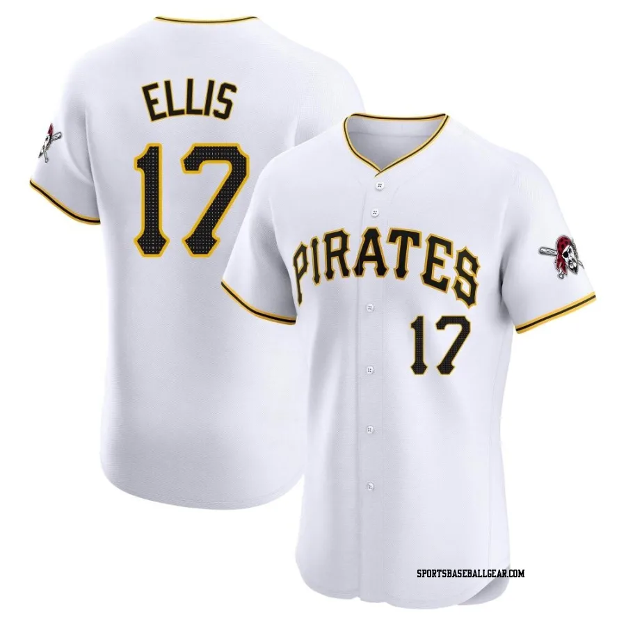 Dock Ellis Men's Pittsburgh Pirates White Elite Home Jersey