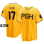 Dock Ellis Youth Pittsburgh Pirates Gold Replica 2023 City Connect Jersey