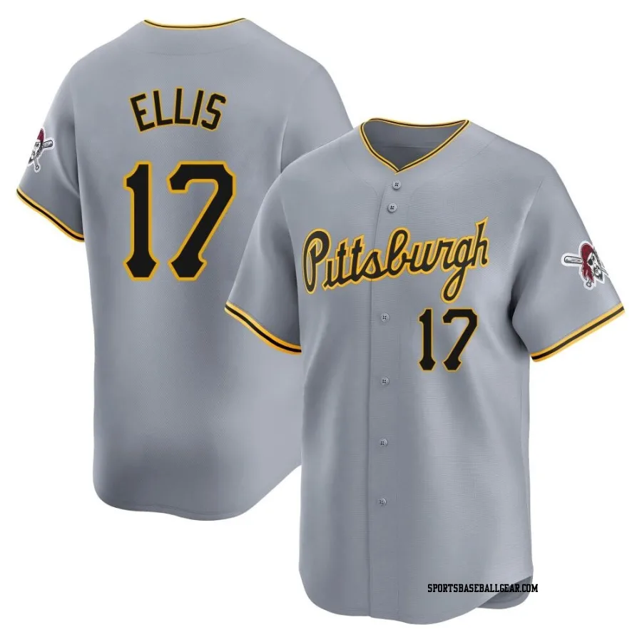 Dock Ellis Youth Pittsburgh Pirates Gray Limited Away Jersey