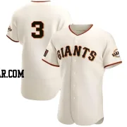 Dom Nunez Men's San Francisco Giants Cream Authentic Home Jersey