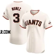 Dom Nunez Men's San Francisco Giants Cream Elite Home Jersey